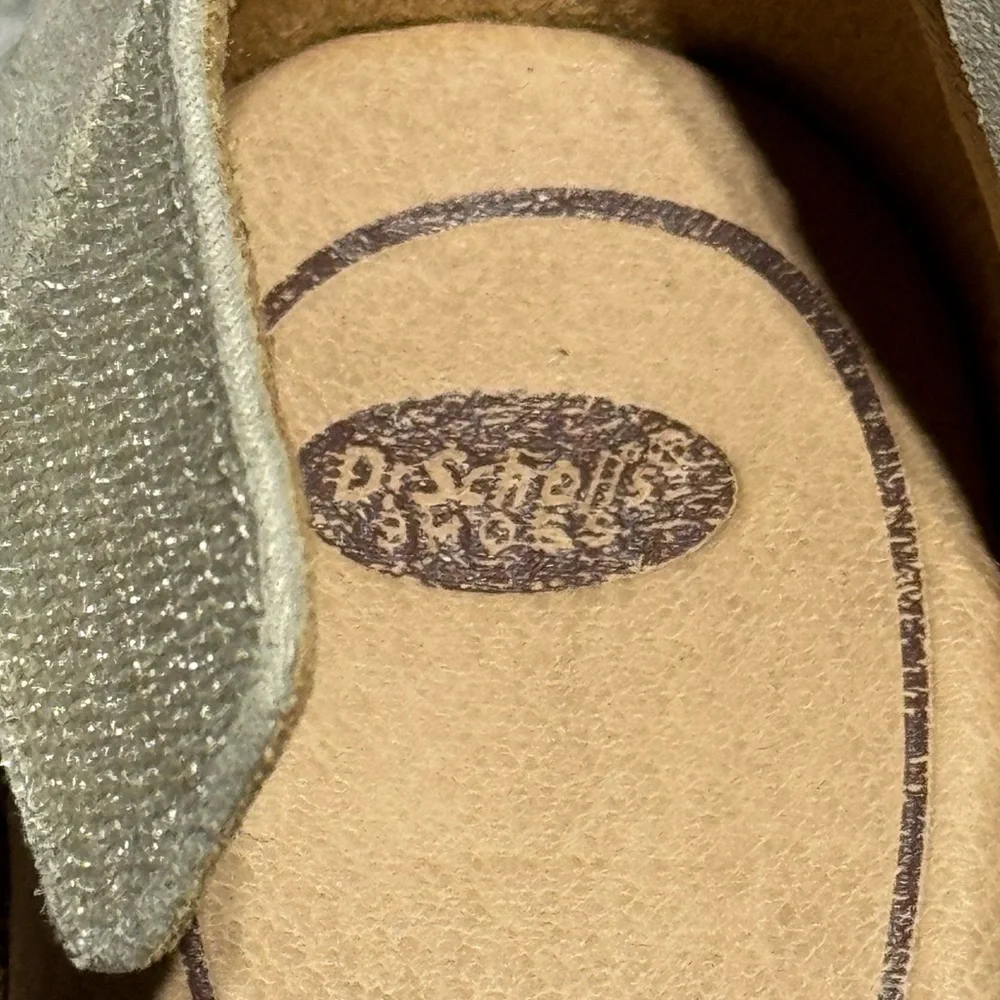 NWT Dr. Scholl's Sandals Visitors Platform Espadrille Open Toe Wedge Tan Size 9 - Picture 10 of 11